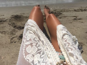 une tenue de plage qui change