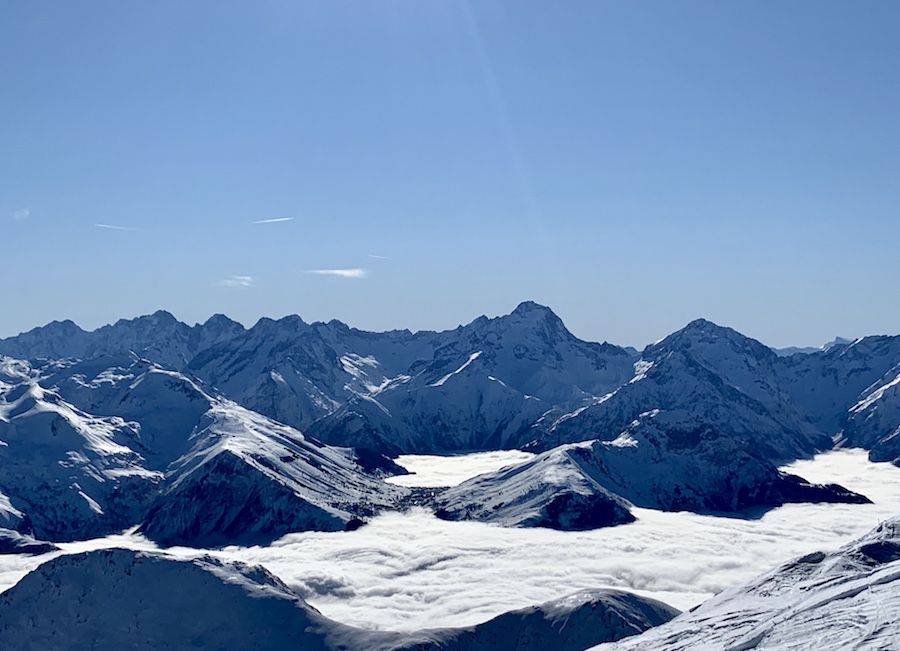 Alpe d'Huez vue des Alpes