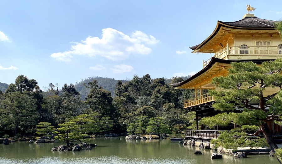 Temple Kinkaku-ji Kyoto golden pavilion 
