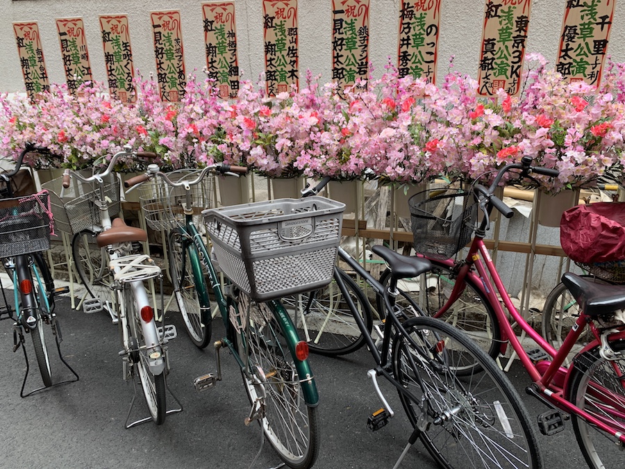 Japon vélo bike fleurs