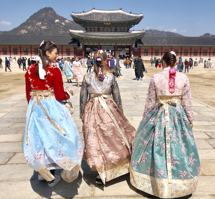 visite palais Séoul déguisement