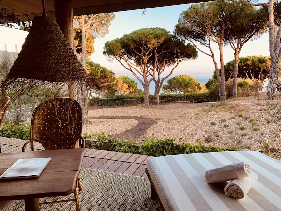 vue terrasse chambre Gigaro