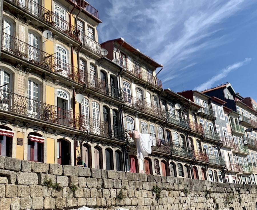 Porto quais façades Ribeira