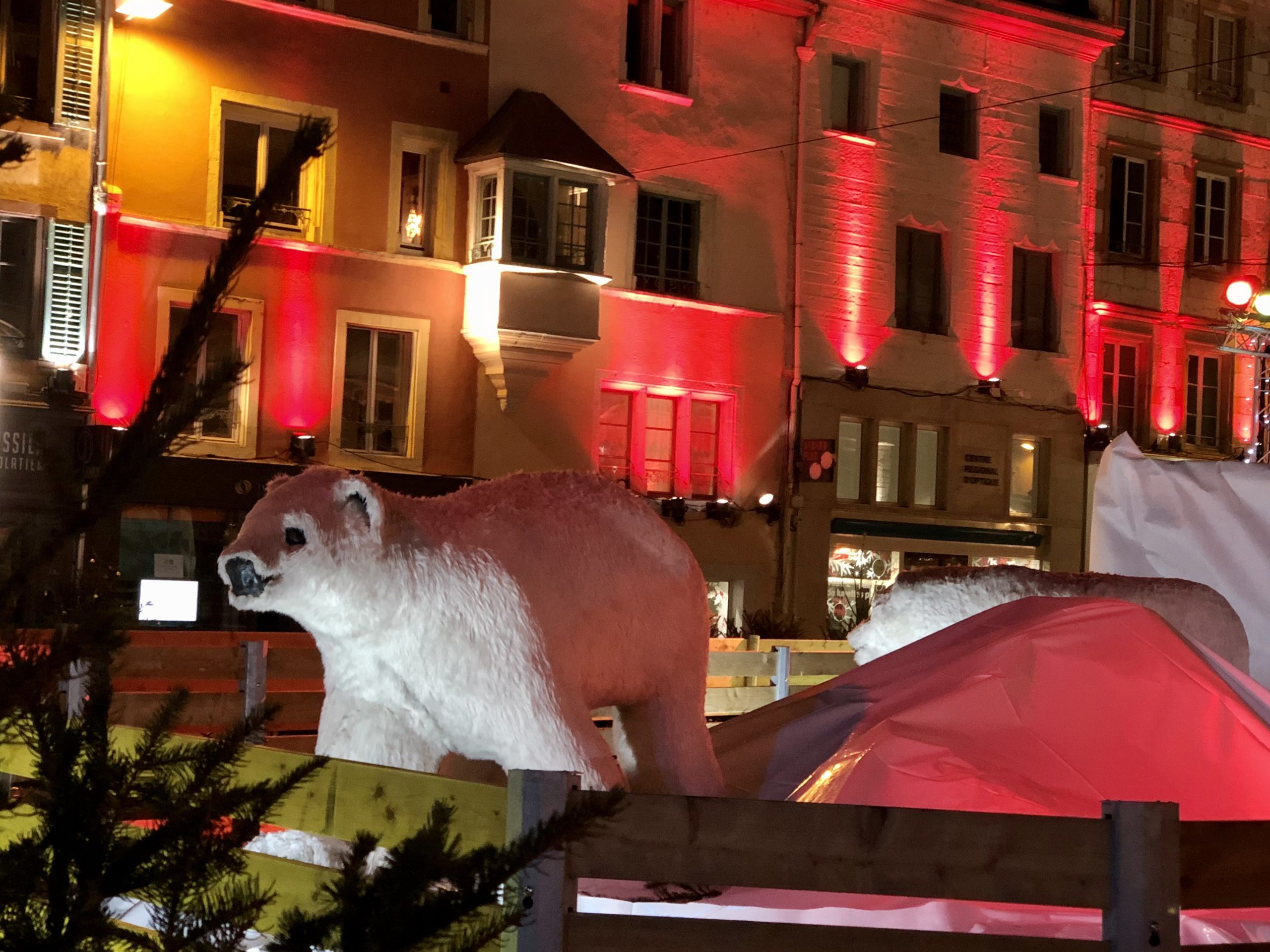 patinoire lumières Noël