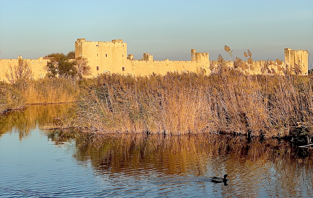 Aigues-Mortes remparts sunset