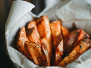 sweat potato frites