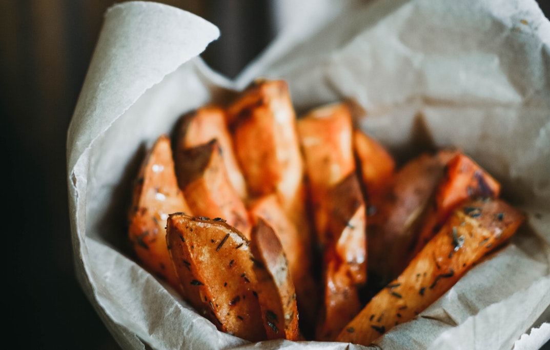 sweat potato frites