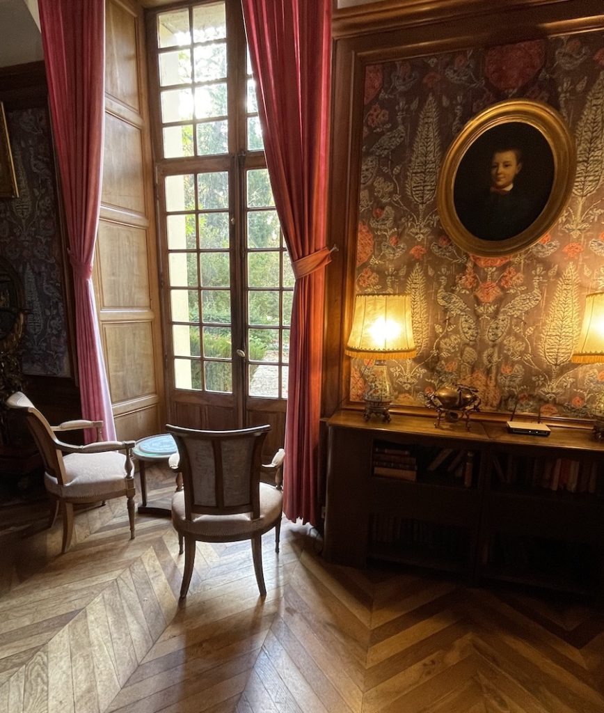 parquet à la française château hotel Cévennes