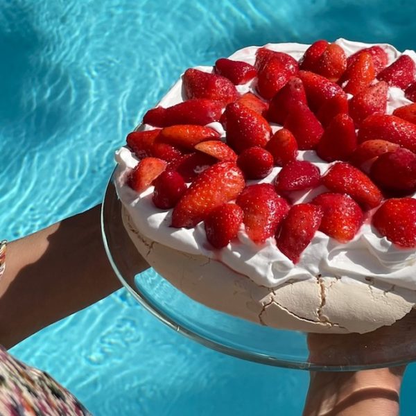 blog recette pavlova fraises