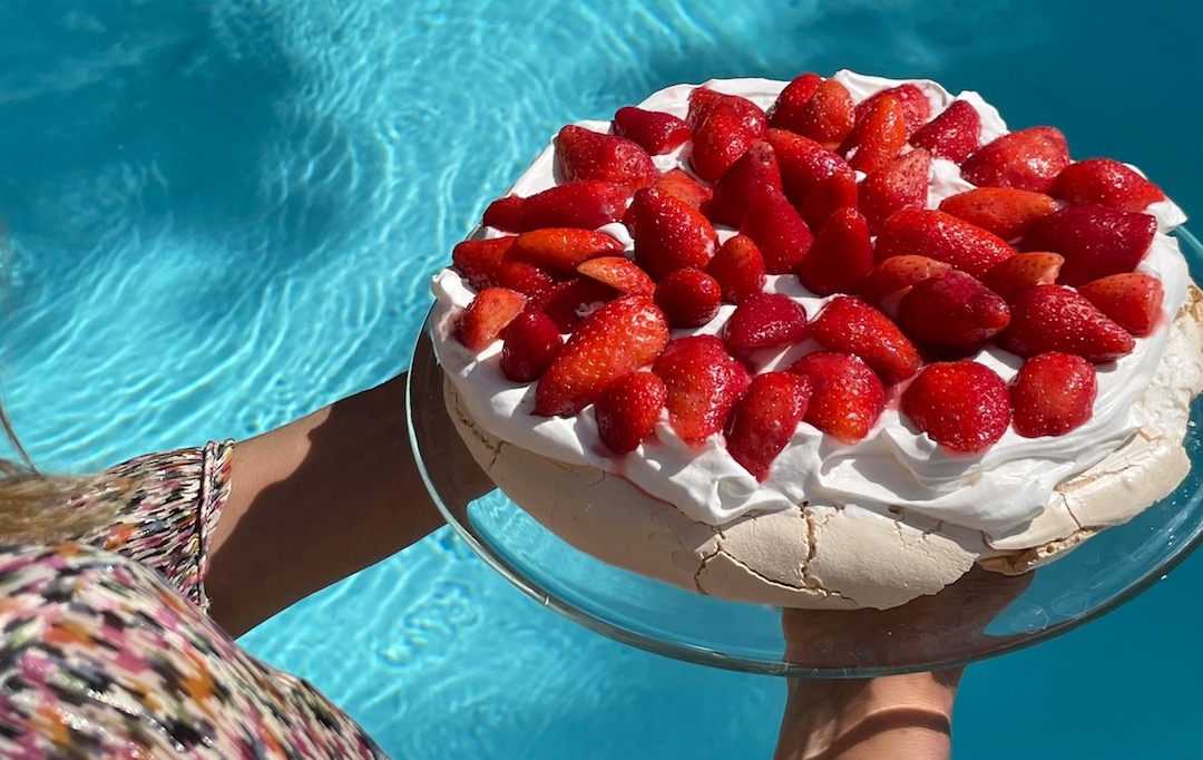 blog recette pavlova fraises