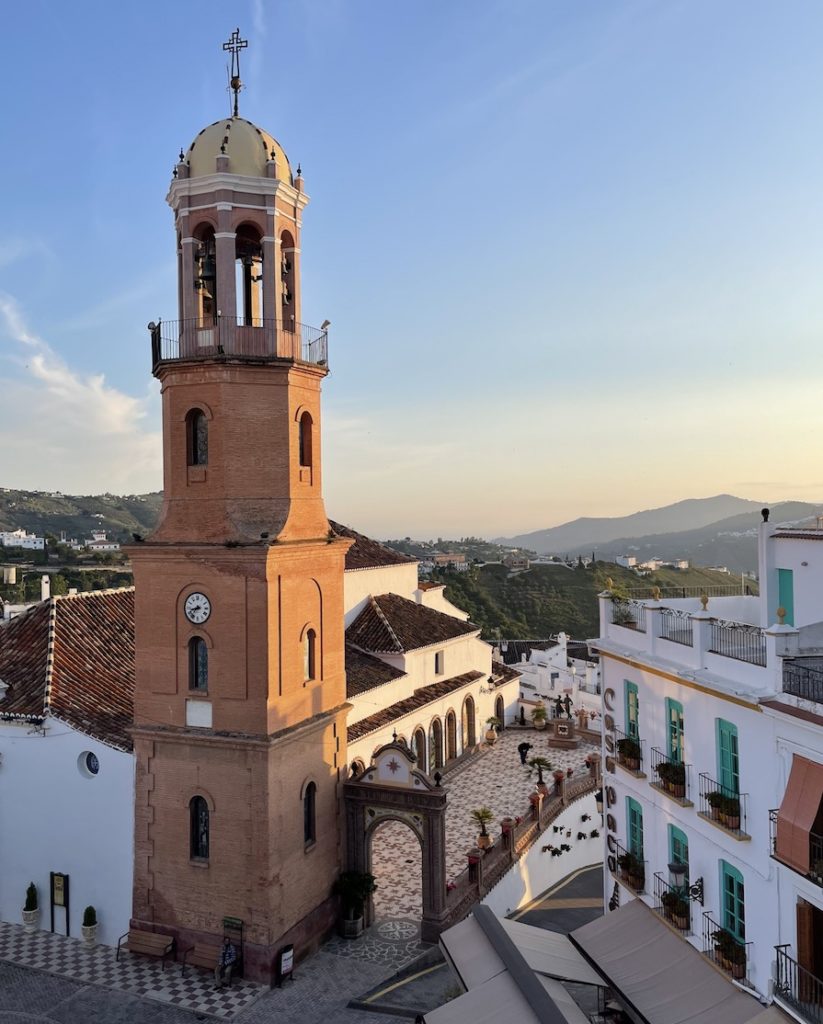 vue Sunset Competa Espagne