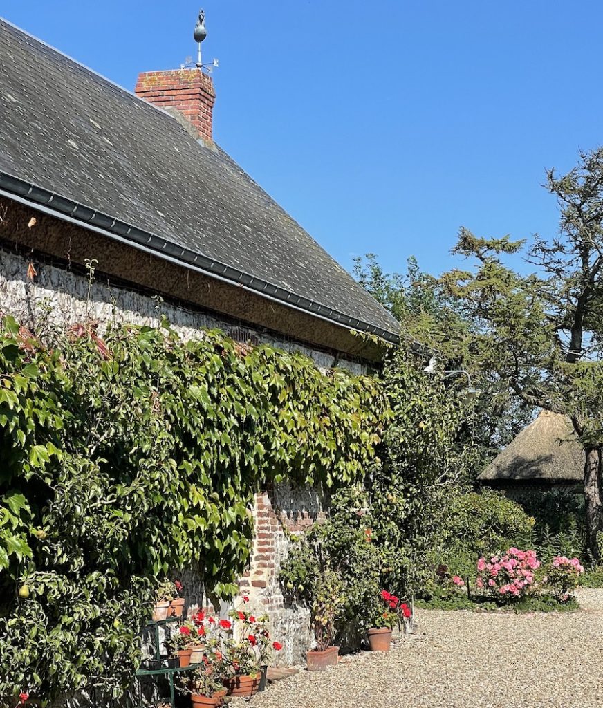 ferme jardin fleurs normandie