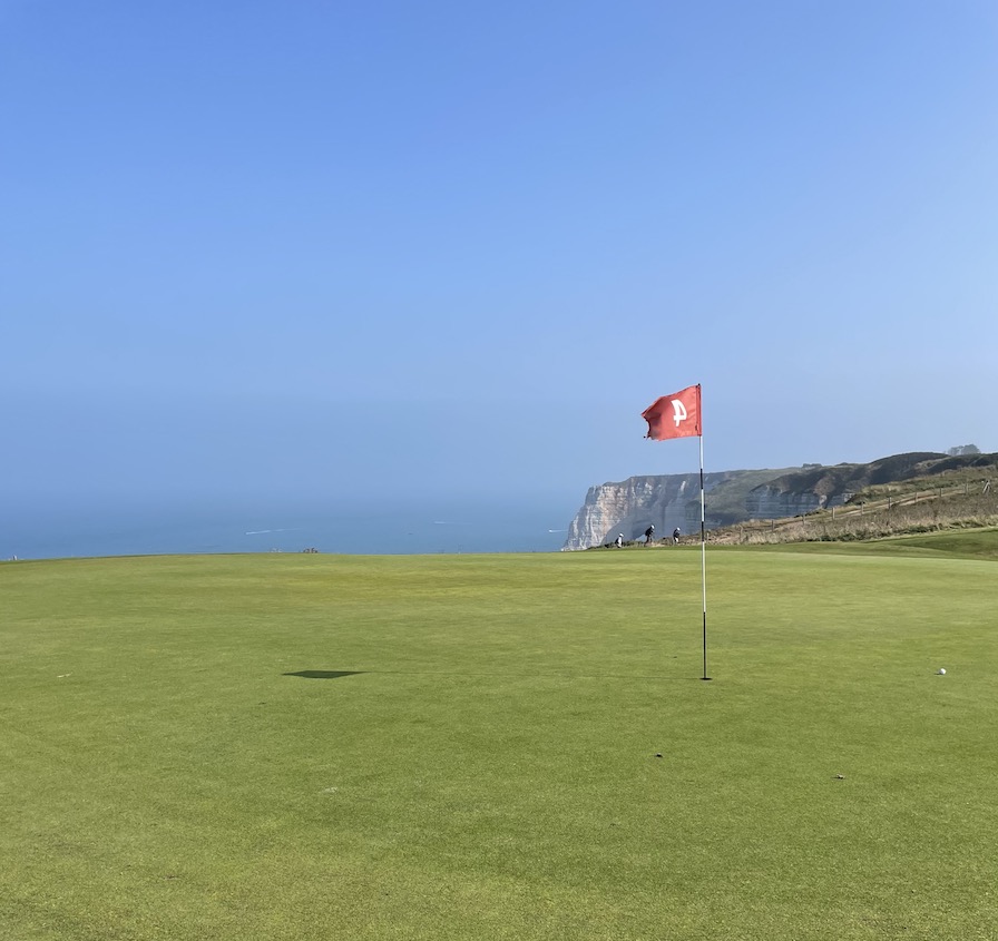 vue golf Etretat