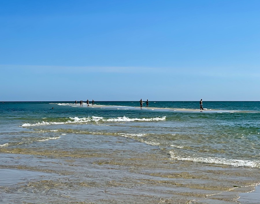 ria formosa plage déserte balade