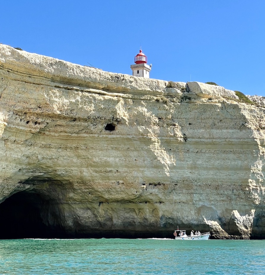 balade en mer algarve falaise