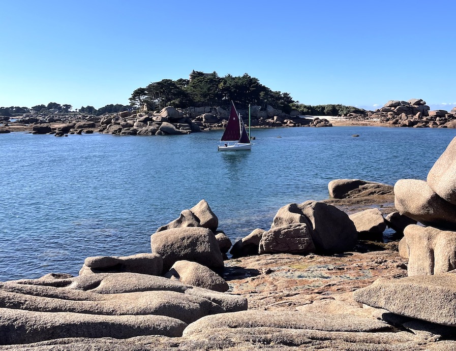 bateau voile Bretagne côte