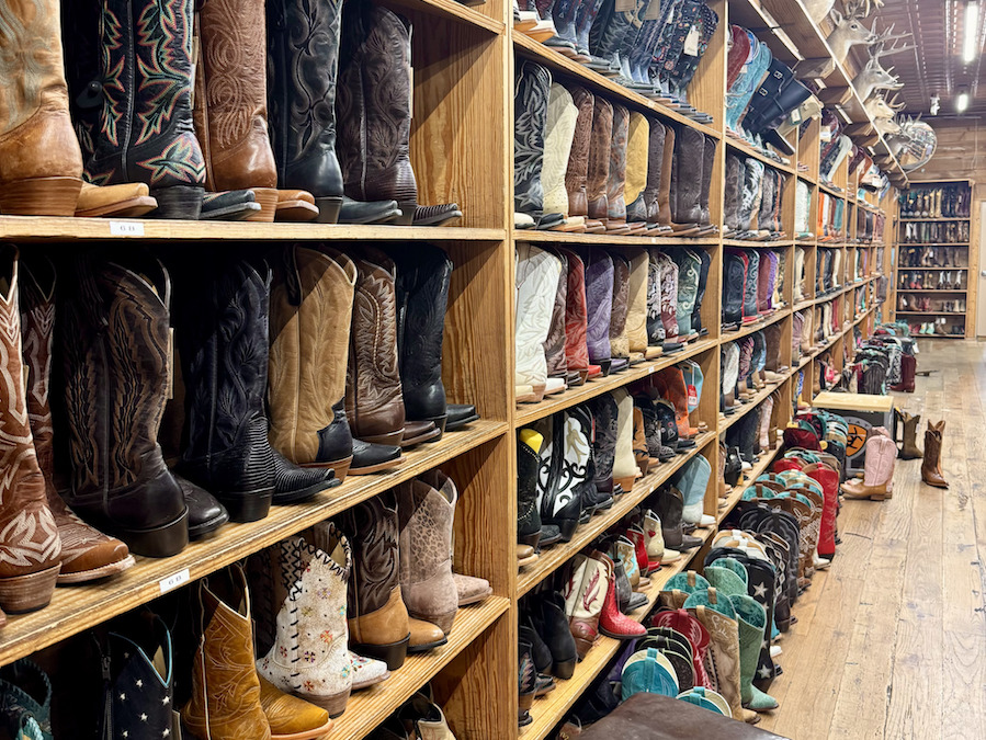 Allen's boots Austin voyage
