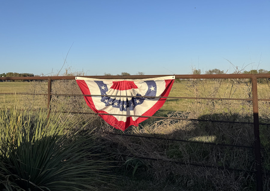 Texas ranch drapeau voyage