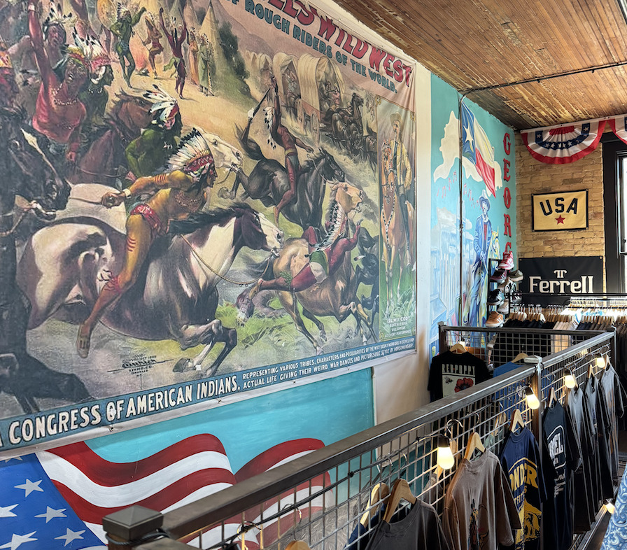 Texas cowboys shopping trip